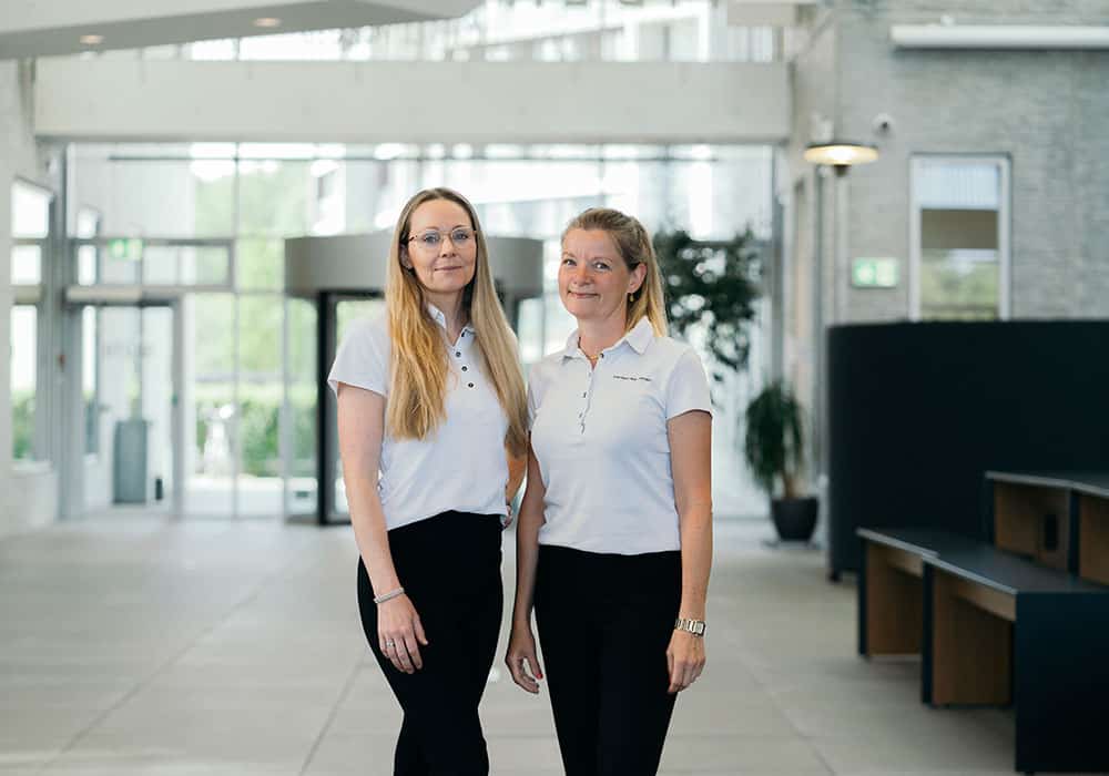 Mette og Mari konferencekoordimatorer i Forskerparken og Videnbyen i Odense